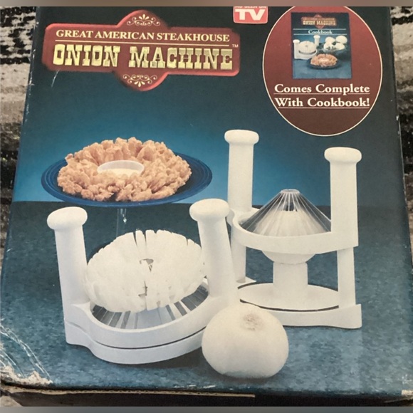 Preowned Great American Steakhouse Onion Machine 90s Vintage. - Picture 4 of 11